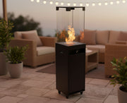 Terrashaard op Gas – Planika Faro Heater Gas voor Buiten | Mobiel & Weerbestendig