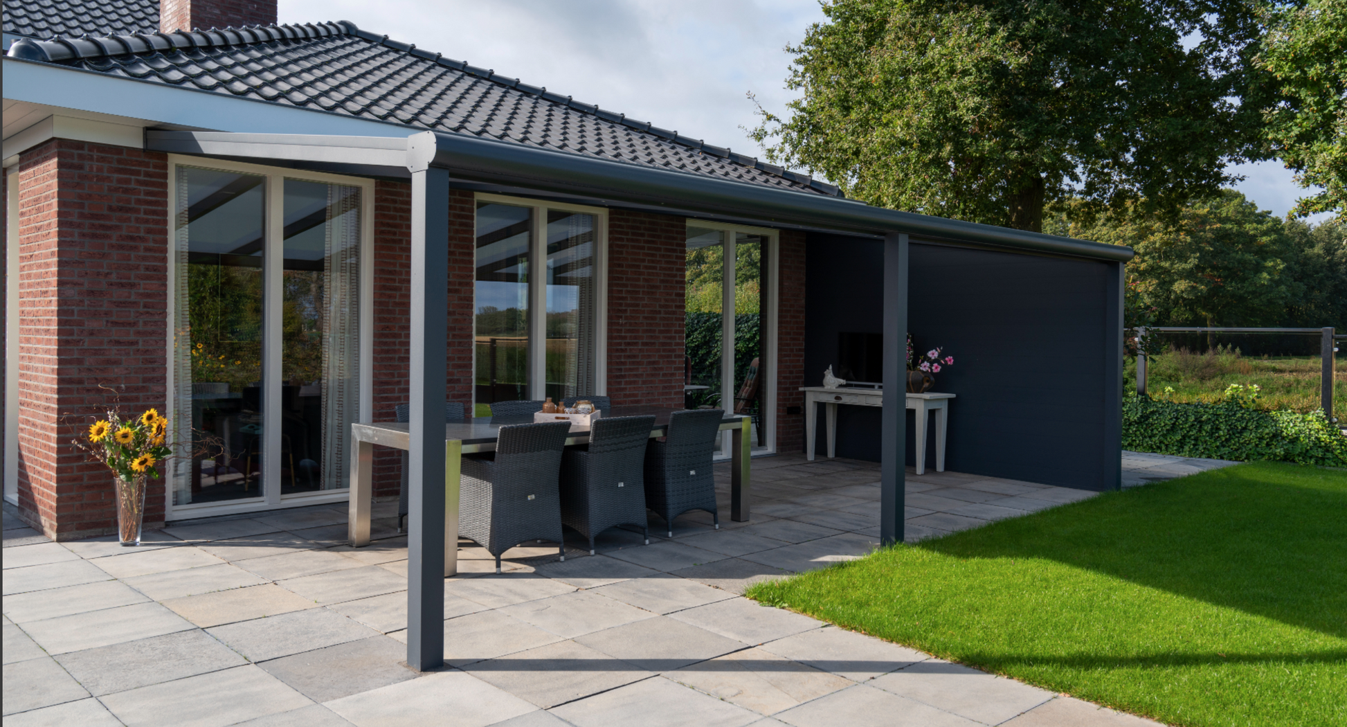 Luxe Overkapping | Deponti | Bosco Elite | 4,06m x 3m Deponti