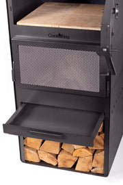 Tuinhaard met Pizza Oven | CookKing Vento Buitenhaard op Hout