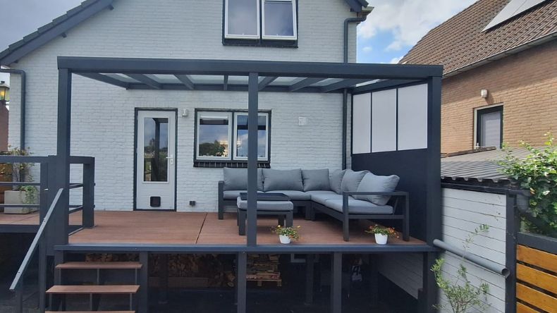 Aluminium Veranda 700x400 cm – Vrijstaand met Polycarbonaat Dak | YARD Outdoor