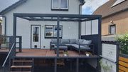 Aluminium Veranda 700x400 cm – Vrijstaand met Polycarbonaat Dak | YARD Outdoor