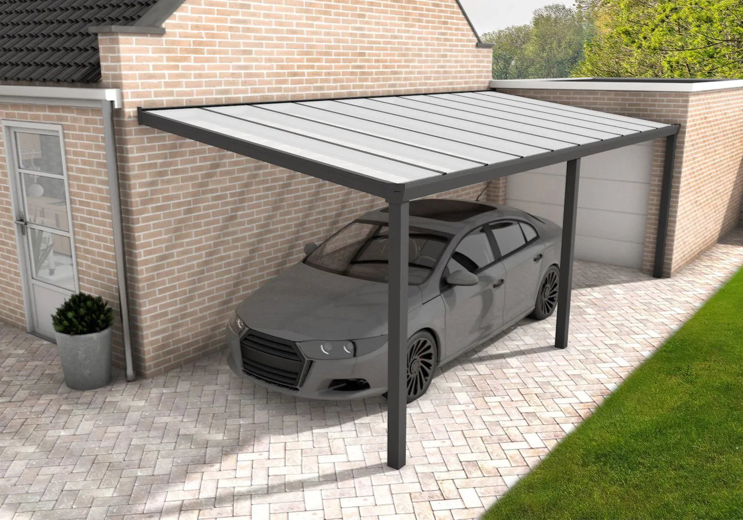 Aluminium Veranda 6x3 Meter | YARD Outdoor Veranda | Polycarbonaat Dak