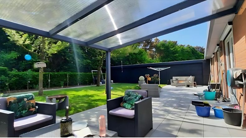 YARD Outdoor | Alu Veranda | Velvetline | Polycarbonaat Dak YARD Outdoor