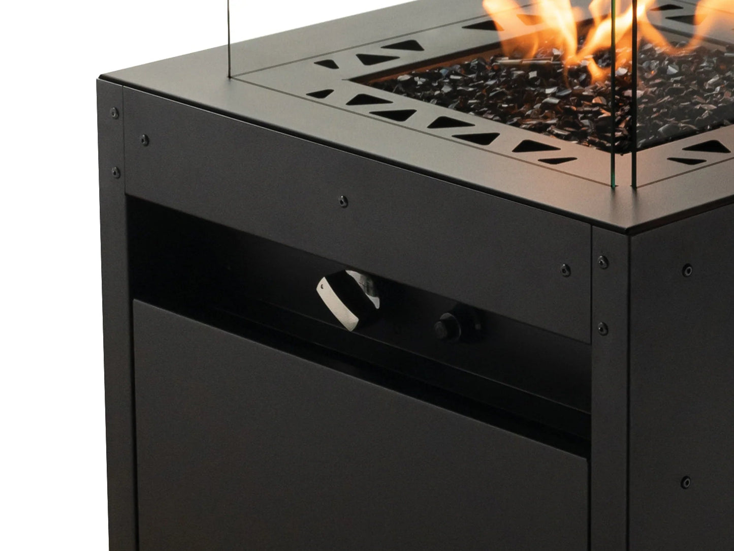 Gas Vuurtafel Voor Buiten | Vierkante | Planika Square - Chique Buiten Leven - Planika - Vuurtafel