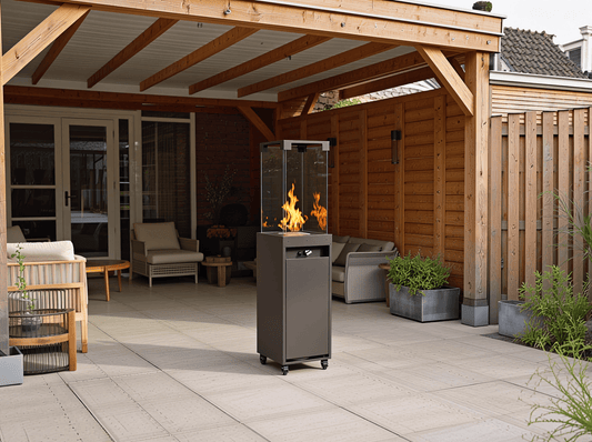 Design terrasverwarmer kopen: de mooiste gashaarden voor buiten in 2026