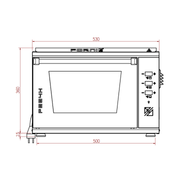 Effeuno P234H 509 PRO dubbele elektrische pizzaoven - detailfoto 3