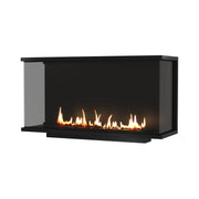Wild Flame Made driezijdige bio-ethanol inbouwhaard met volle glas 130 cm – productfoto