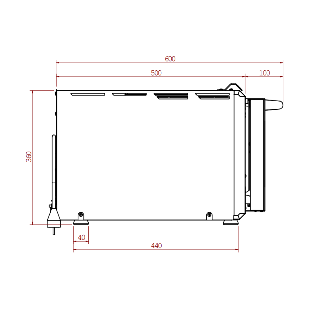 Effeuno P234H 509 PRO dubbele elektrische pizzaoven - detailfoto 4