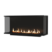 Wild Flame Made driezijdige bio-ethanol inbouwhaard met volle glas 140 cm – productfoto