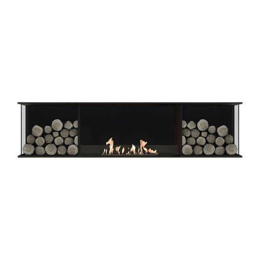 Wild Flame Main Deluxe Double bio-ethanol inbouwhaard 140 cm – productfoto