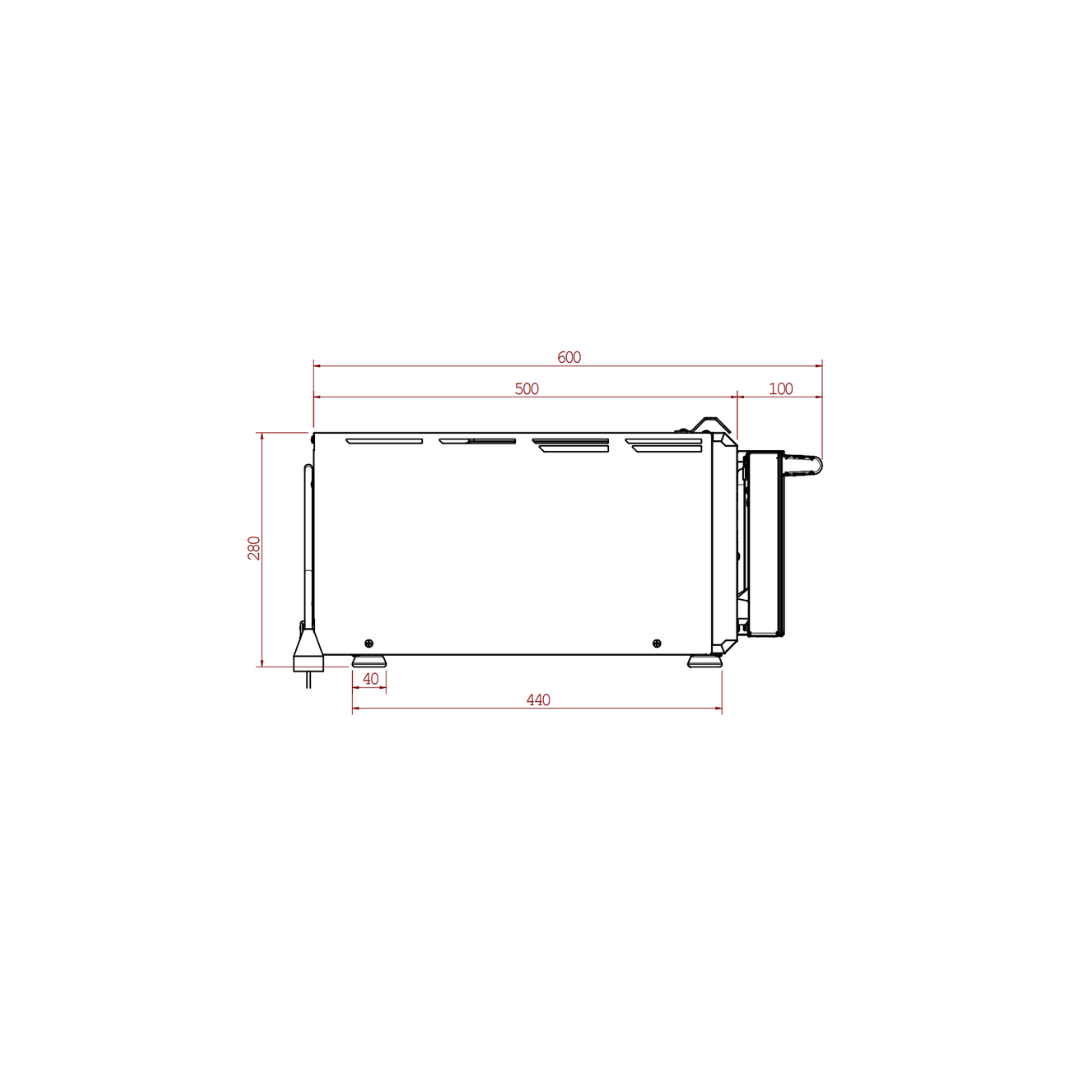 Effeuno P134H 509 PRO elektrische pizzaoven - detailfoto 4