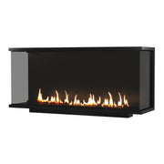 Wild Flame Made driezijdige bio-ethanol inbouwhaard met volle glas 150 cm – productfoto