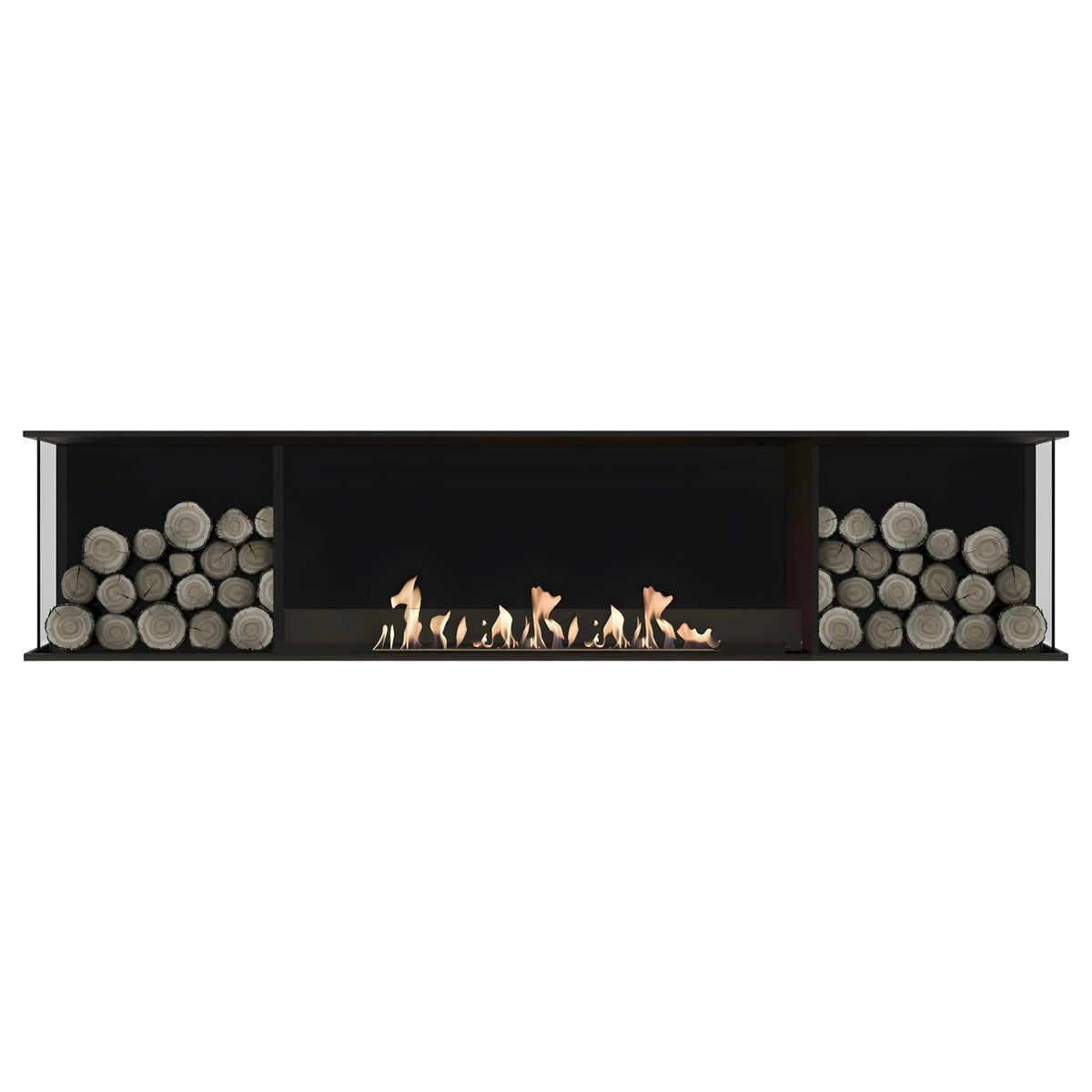 Wild Flame Main Deluxe Double bio-ethanol inbouwhaard 180 cm – productfoto