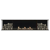 Main Deluxe Double bio-ethanol inbouwhaard – 180 cm | Wild Flame