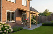 Oblique Roof op Maat 394 x 200 cm – Douglas Houten Buitenverblijf (4 Staanders, Bouwpakket) – 350x250 overkapping ter...