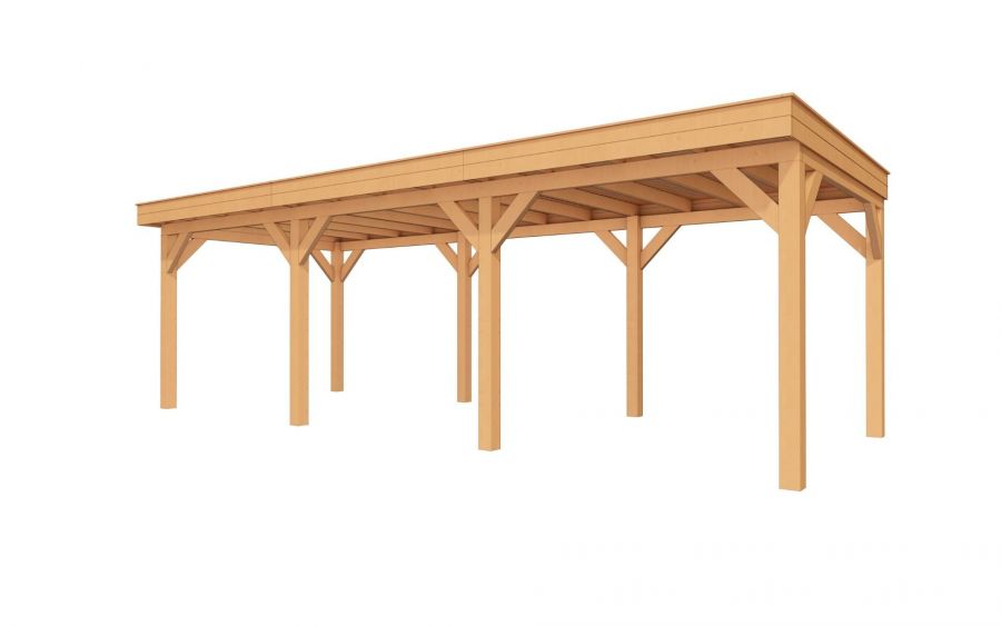 YARD Outdoor SUBLIME overkapping plat dak 750x350 cm Douglas blank
