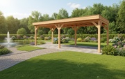 YARD Outdoor SUBLIME overkapping plat dak 750x350 cm Douglas blank