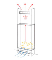 Selected Vertical Single-Sided Full Glass 70 x 200 cm