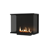 Made driezijdige bio-ethanol inbouwhaard met volle glas – 90 cm | Wild Flame