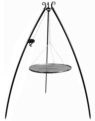 Driepoot barbecue 200 cm met lier en 70 cm grillrooster | CookKing