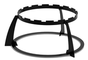 Hoge rand voor grillplaat 78 en 82 cm | CookKing