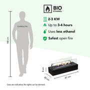 Bioethanol-Brenner M, technische Daten