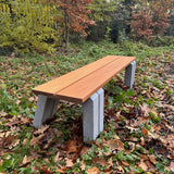 Rock Products C3 Shortbench – Compacte Tuinbank van Beton & FSC Hardhout