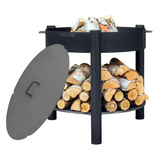 Vuurschaal MONTANA 80 cm hoog met deksel 82 cm | CookKing
