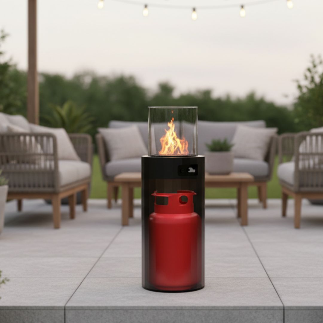 Terrasverwarmer op Gasfles | Planika Terrashaard voor Buiten