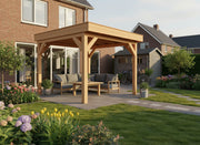 Douglas houten overkapping plat dak Sublime YARD Outdoor 300x300