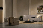 EcoSmart Fires Vertigo 40 | Ronde Bio-ethanol Vuurtafel van Fluid™ Beton