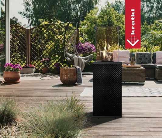 Gasgestookte Terrasheater met Glaspanelen – Luxe Warmte voor Jouw Tuin