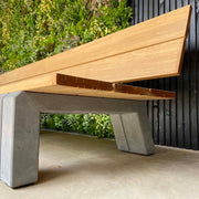 Rock Products C3 Lounger loungebank met FSC hardhout en antraciet beton – productfoto 8