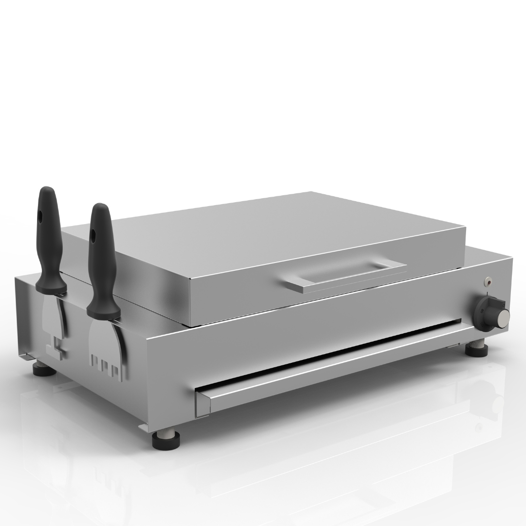 EcoGrill Home S – Elektrische Barbecue RVS | 2200W | Tafelmodel