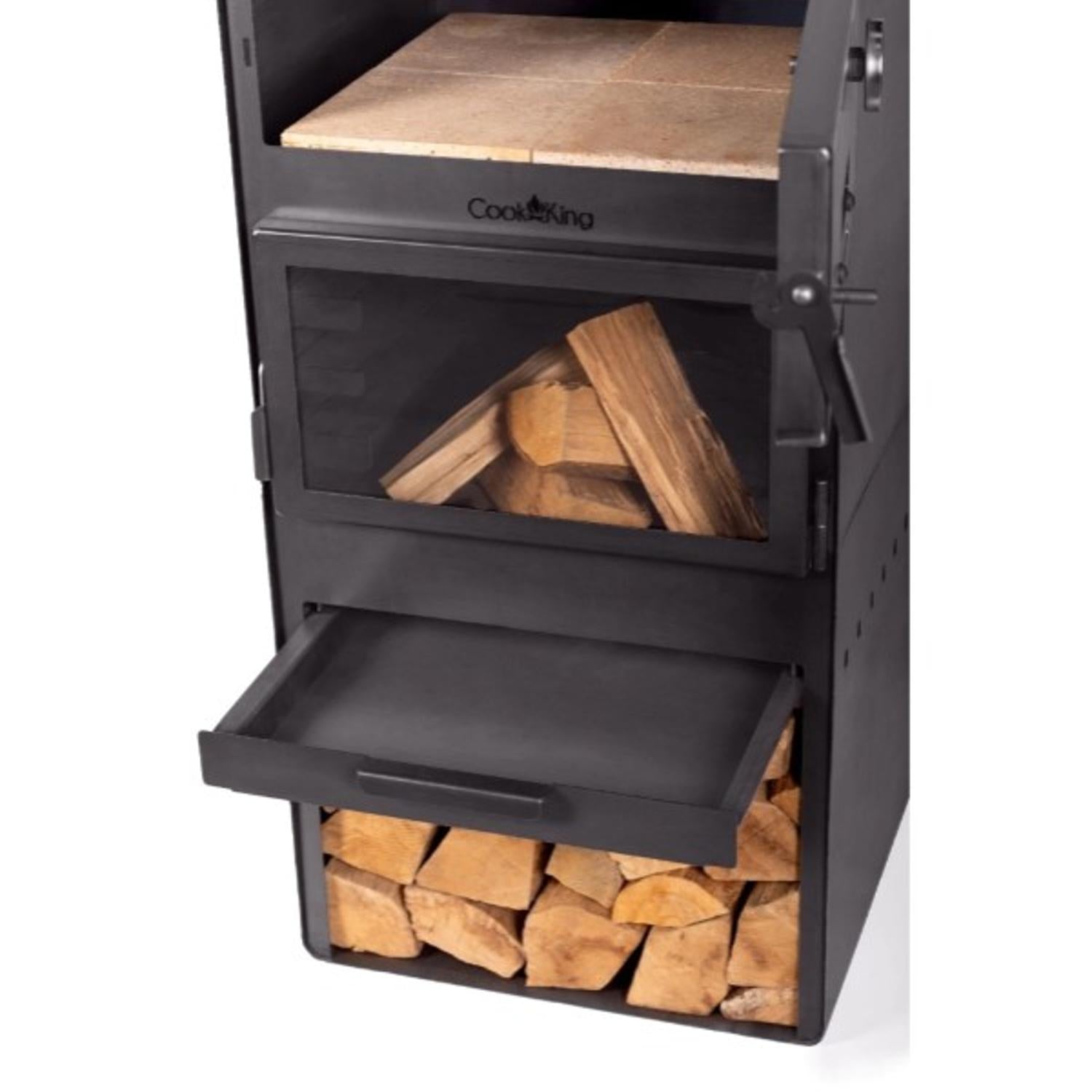 Tuinhaard met Pizza Oven | CookKing Buitenhaard op Hout - Chique Buiten Leven - CookKing - Tuinhaard met oven