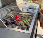 Außenküche mit Gas-BBQ und Arbeitsplatte – Q-boo OVO™ GM