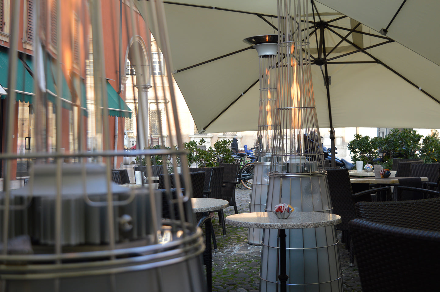 Luxe Terrasverwarmer Dolce Vita EP – Buitenhaard met LED | Italkero