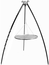 Driepoot barbecue 200 cm met RVS grillrooster 50 cm | CookKing