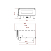 Effeuno N4 elektrische pizzaoven voor pizza tot 42 cm - detailfoto 4