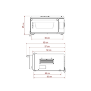Effeuno P134H 509E Extra Power elektrische pizzaoven - detailfoto 4