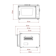 Effeuno P134HA 509E Extra Power pizza- en broodoven - detailfoto 3