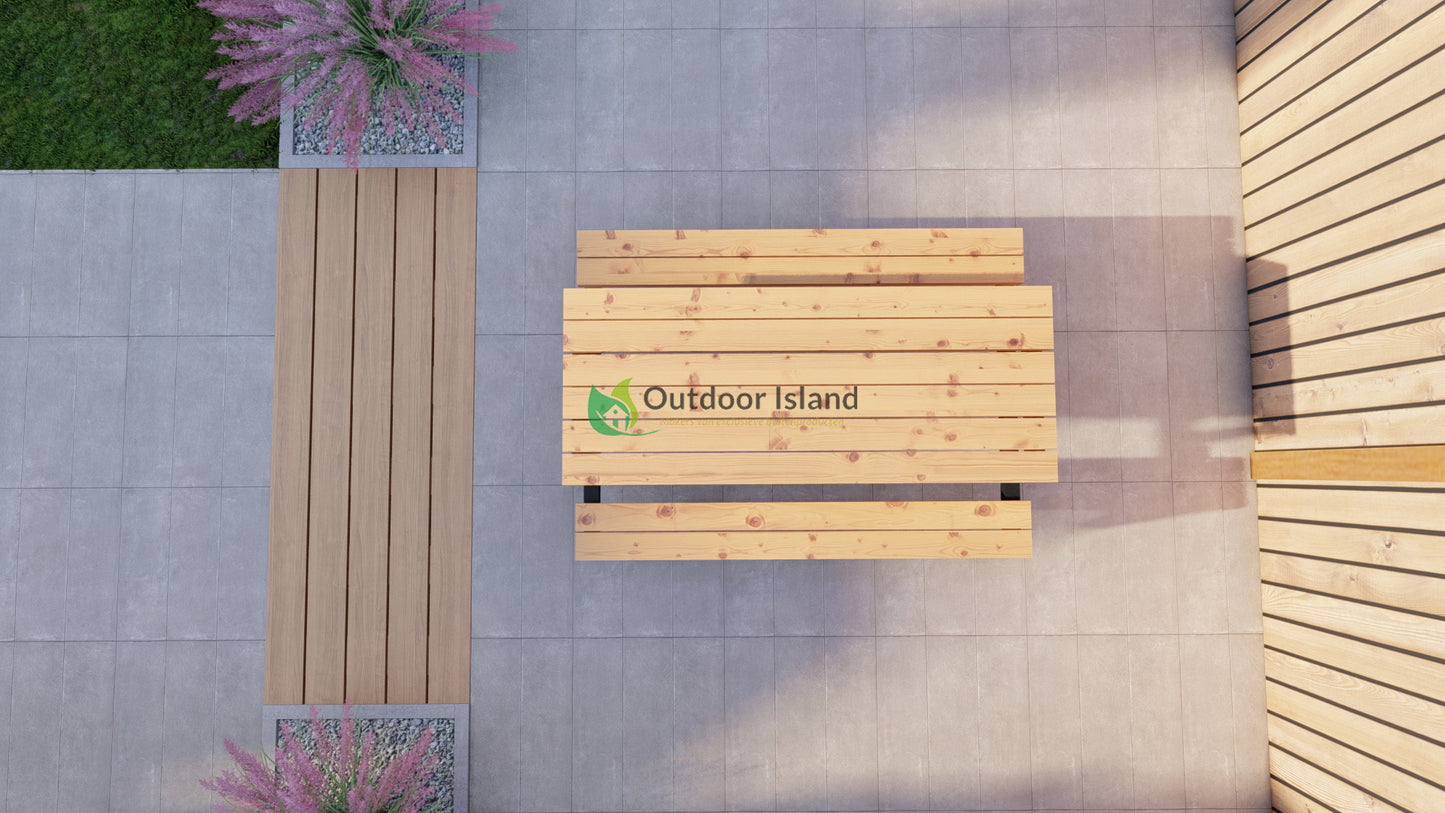 Kinderpicknicktafel | Outdoor Island | Duurzaam Douglashout | Model H