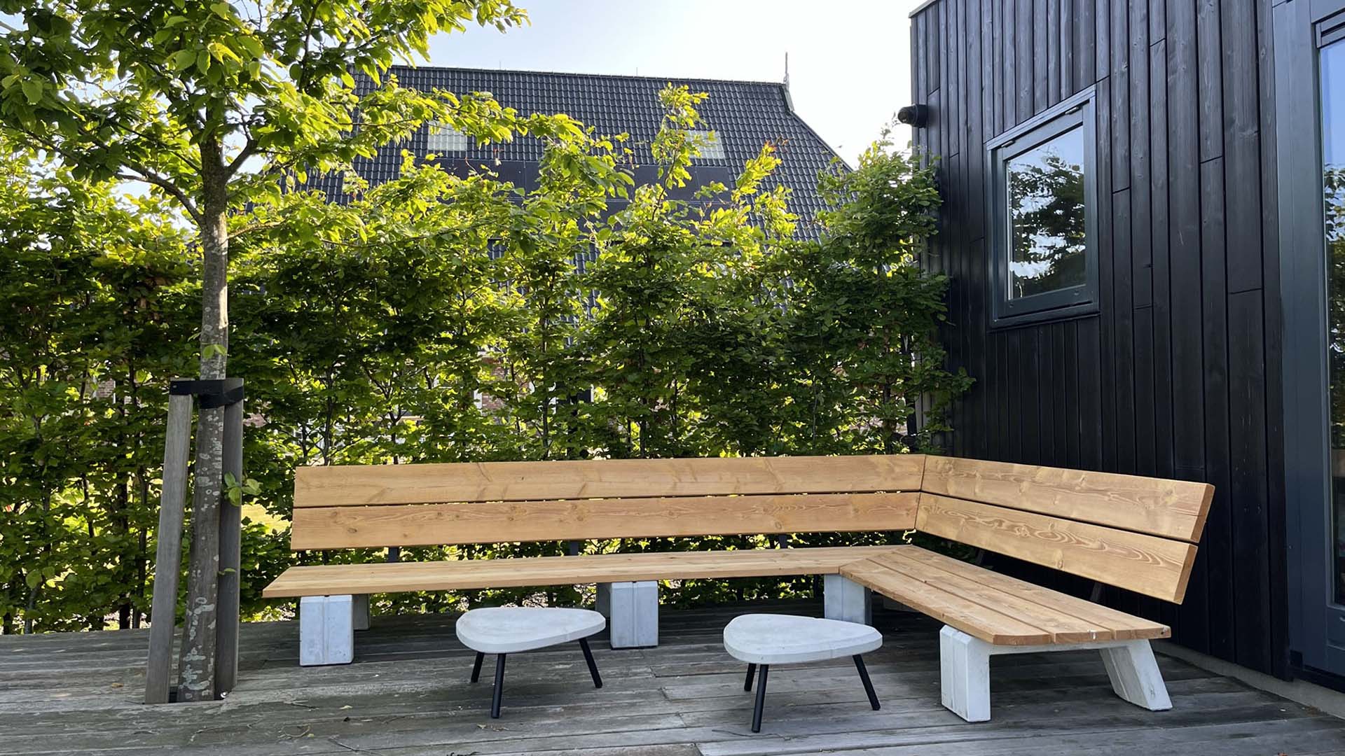 Rock Products C3 Lounger loungebank met FSC hardhout en antraciet beton – productfoto 7