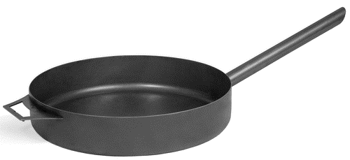 Stalen bakpan 50 cm met lange handgreep | CookKing
