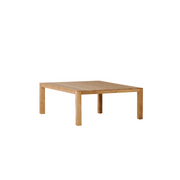 Jardinico Tecca tuintafel 160 x 160 cm – compacte vierkante teaktafel met een robuust en stijlvol design voor kleinere buitenruimtes.