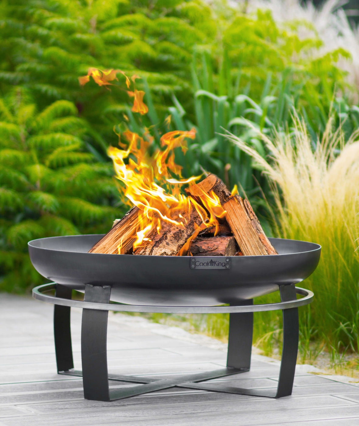 Vuurschaal Viking 100 cm | CookKing - CookKing Tripod Grill + Fire Bowl “VIKING”