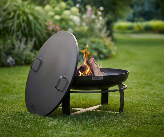 Vuurschaal Viking 80 cm met randdeksel 81,5 cm | CookKing