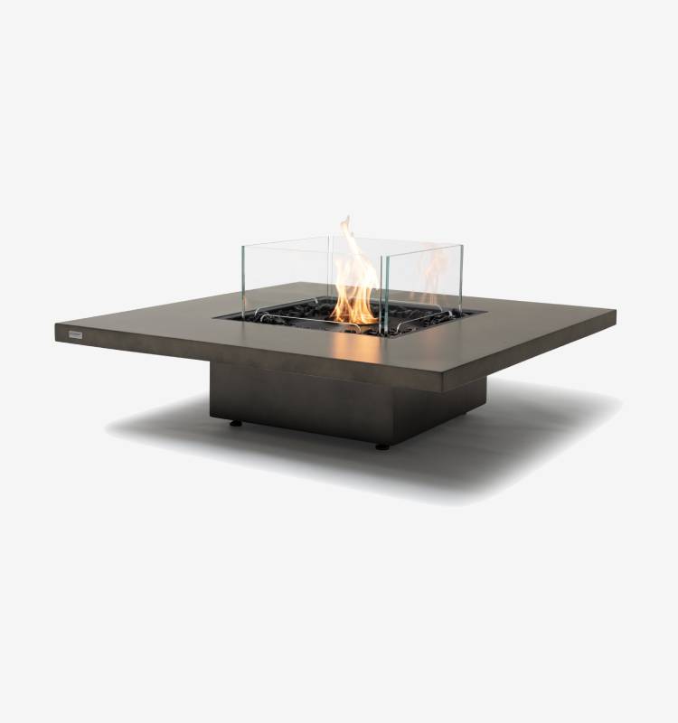 EcoSmart Fires Vertigo 40 | Ronde Bio-ethanol Vuurtafel van Fluid™ Beton