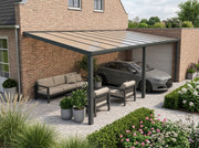 Aluminium Carport | YARD Outdoor Velvetline | Polycarbonaat Dak - Bouwpakket
