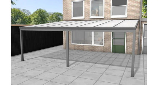 Aluminium Veranda 700x400 cm – Vrijstaand met Polycarbonaat Dak | YARD Outdoor - Chique Buiten Leven - YARD Outdoor - Aluminium veranda